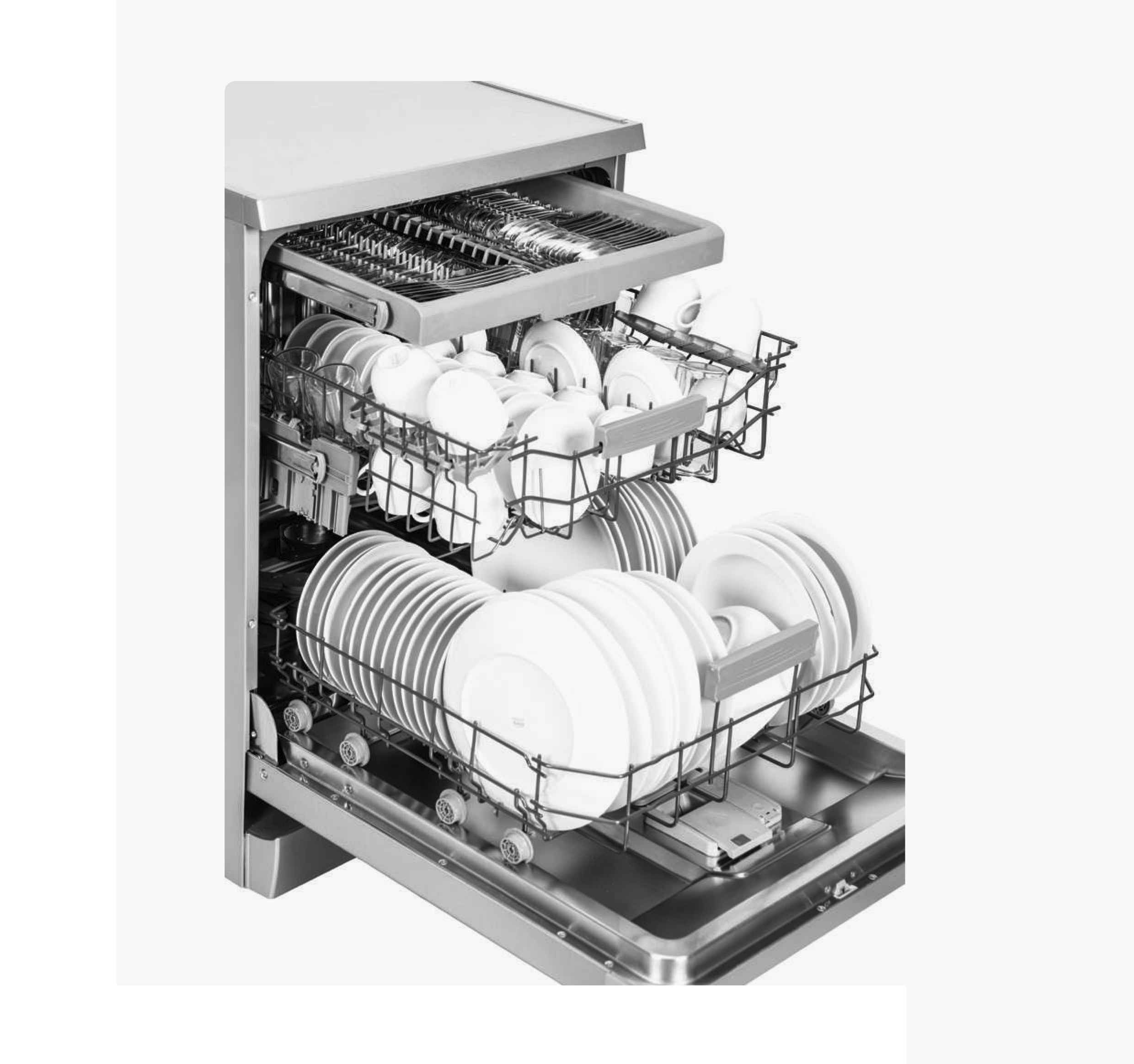 Lave-Vaisselle 24 pouces top control en acier inoxydable – Image 2