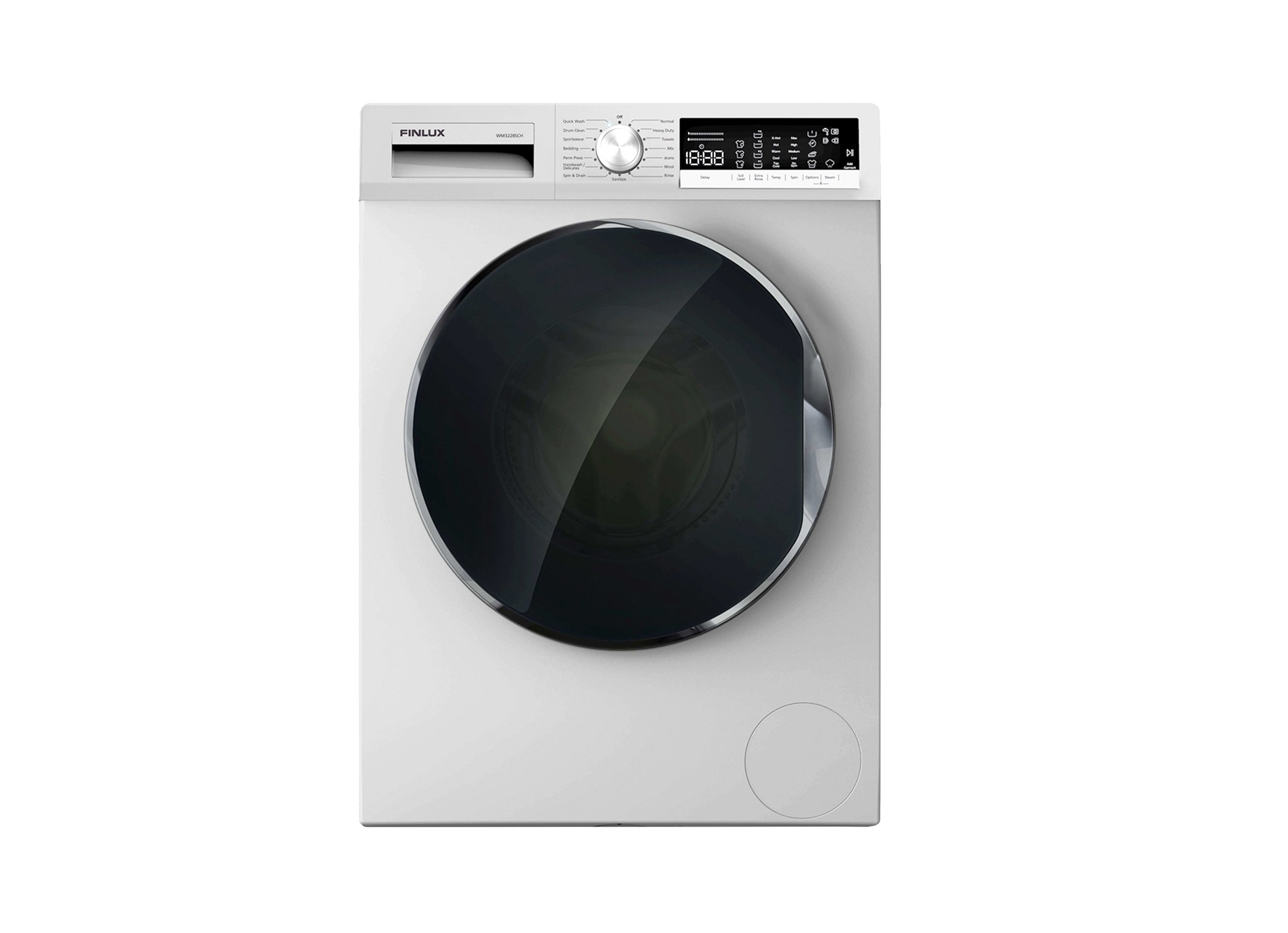 Laveuse Frontale Finlux 2.2pieds cube blanche