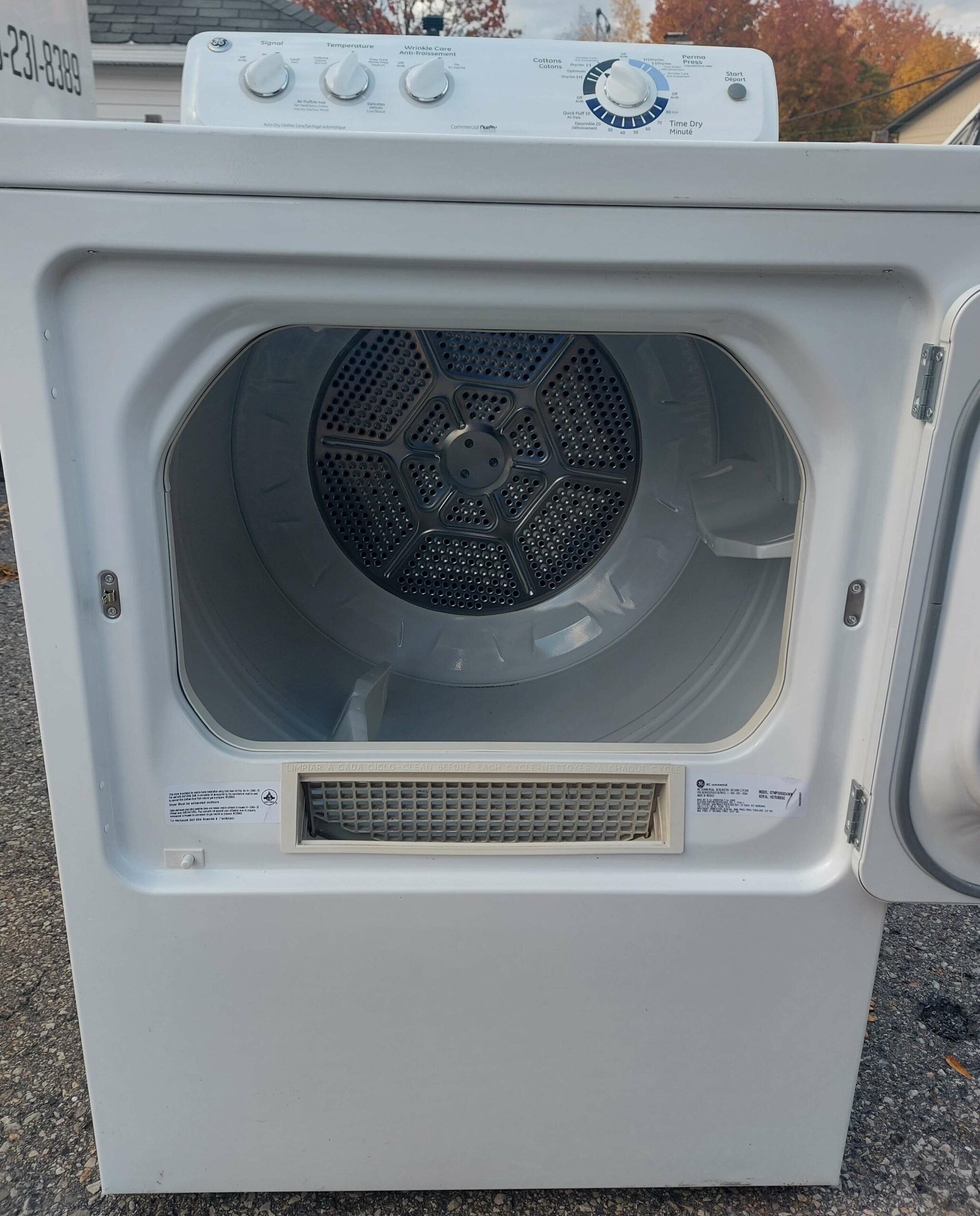 Sécheuse Ge Au Gaz Gtmp280Gd4Ww – Image 2