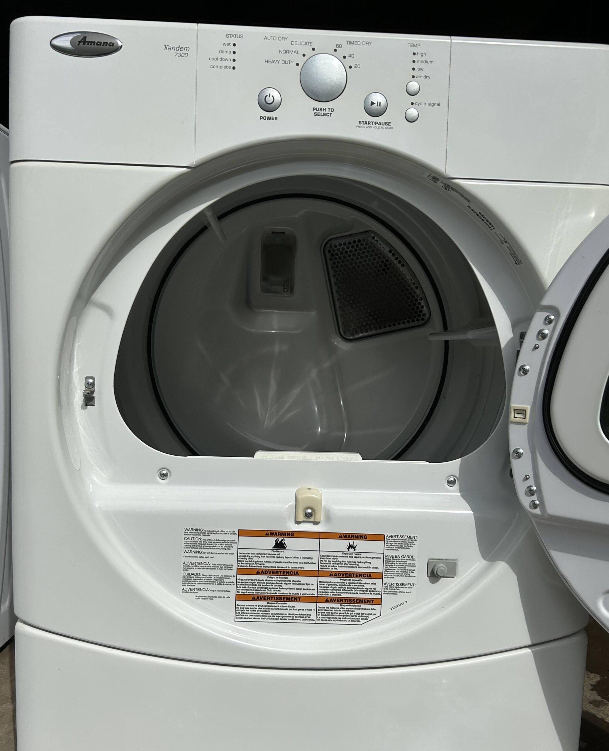 Sécheuse Amana Yned7300Ww1 – Image 2