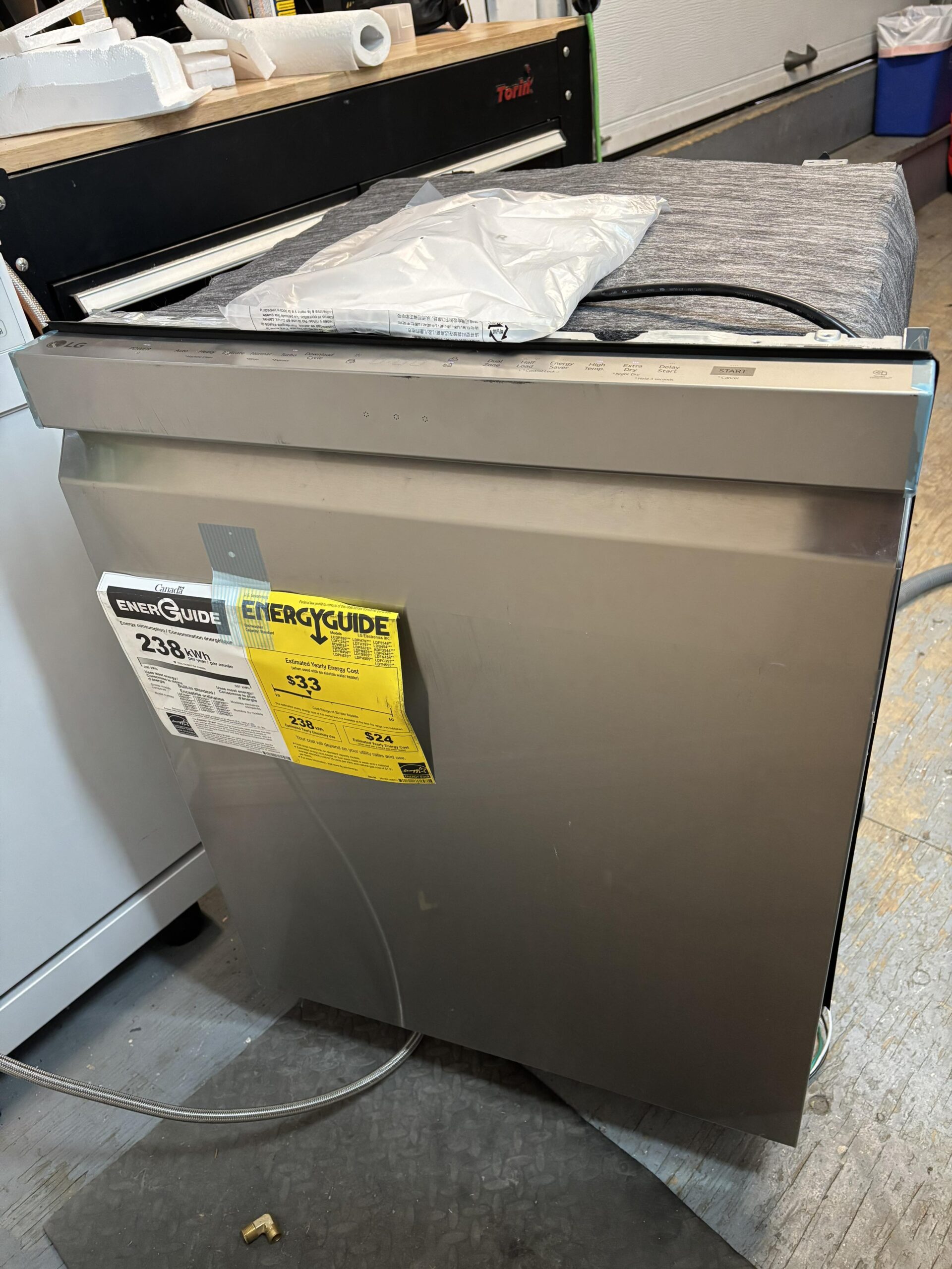 Lave-vaisselle LG Inox – LDPN454HT (Boîte ouverte) – Image 5