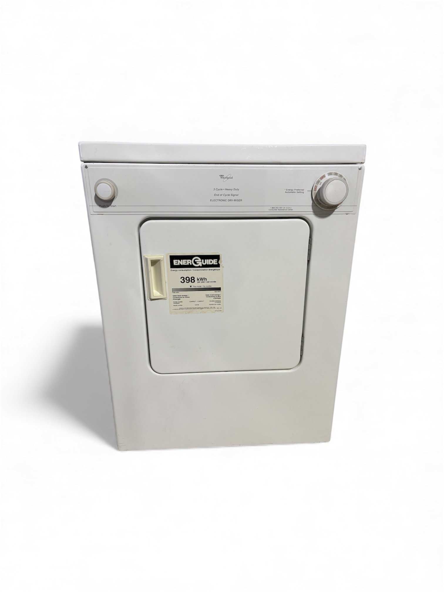 Sécheuse Whirlpool LDR3822HQ1 – 120V – Compacte